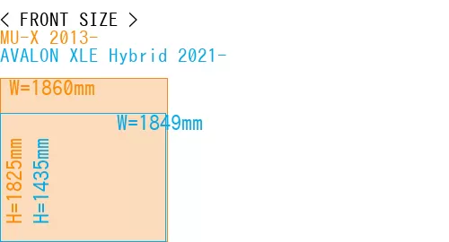 #MU-X 2013- + AVALON XLE Hybrid 2021-